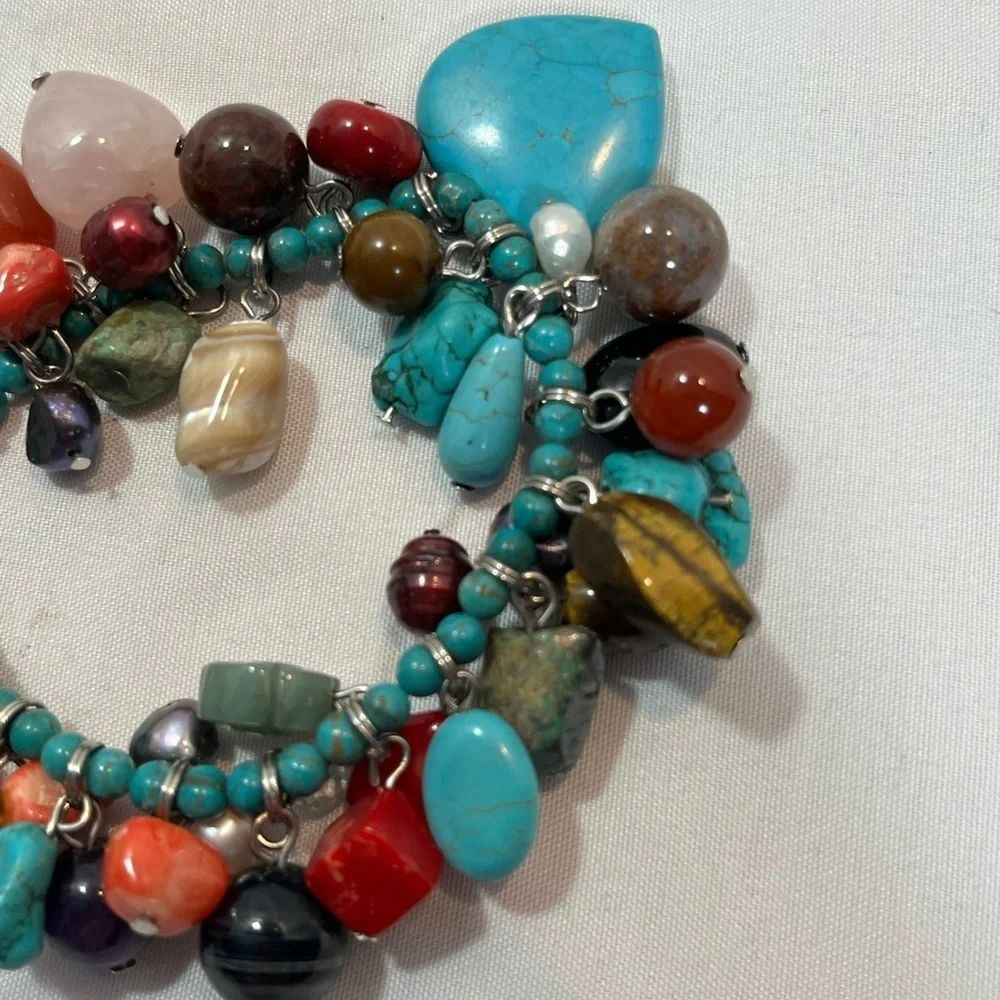 Stone Charm Bracelet